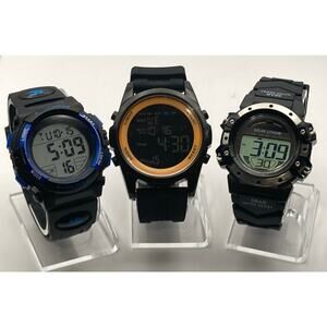 Mens Digital Multifunction Sport Watches (3) with Adjustable Bands Date Timer